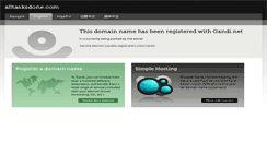 Desktop Screenshot of alltasksdone.com